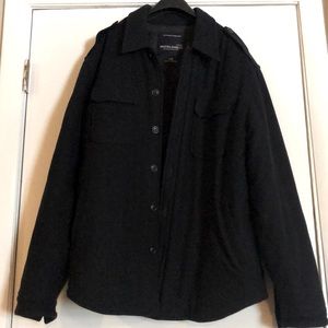 Men’s Navy quilted pea coat by Nautica. Size large